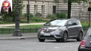 Voiture présidentielle // Police Motorcycle Escort of French President's Car