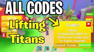 *ALL CODES* Lifting Titans ROBLOX