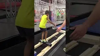 Canadian Ninja League Stage 2 at fitset Calgary- strength run -Joel