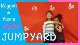 That Was So High!!! | Rayyen and Yusra visits JumpYard Barkarby Trampolinpark | video 13
