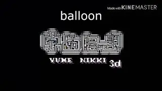 Balloon sound effect Yume Nikki 3D