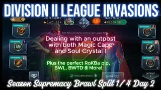 Division 2 League Invasions matches | Dealing with Magic Cape & Soul Crystal | Injustice 2 Mobile