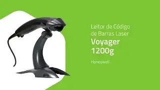 Leitor de C&oacute;digo de Barras Laser Voyager 1200g com Suporte - Honeywell - ZIP Automa&ccedil;&atilde;o
