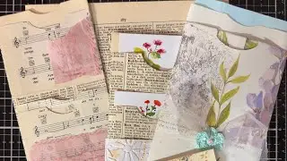 Book page pockets many ways - #bookpages #vintagejournalideas