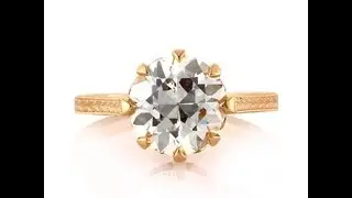 Mark Broumand - 3.40ct Transitional Cut Diamond Engagement Ring