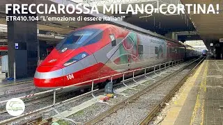 [4K60FPS] UNA LIVREA PUBBLICITARIA DEDICATA ALLE OLIMPIADI MILANO-CORTINA 2026 PER L'ETR410.104!