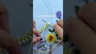 simple unique border #shortvideo #embroidery