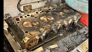 Rectificado o plano cabeza de motor Turbo Diesel en vivo