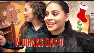 VLOGMAS DAY 9: FIRST SNOW FALL + FUN WITH FRIENDS!