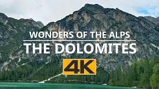 The Dolomites Italy 4K UHD | Wonders of the Alps  Virtual Tour #1 | Planet of Wonders 8K