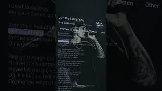POV: You&rsquo;re vibing to this classic 🎧. #LetMeLoveYou #JustinBieber #DJSnake #Lyrics #MusicVibes