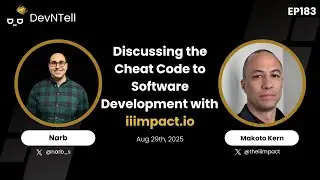 DevNTell - Discussing the Cheat Code to Software Development w/ iiimpact.io
