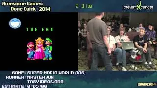 Super Mario World: Arbitrary Code Injection At AGDQ 2014, Performed Live