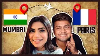 MUMBAI TO PARIS | Paris Vlog Part-1 | #NawezTravels