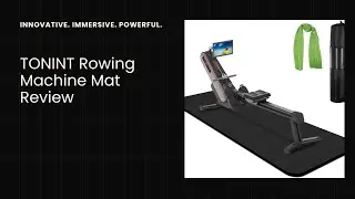 TONINT Rowing Machine Mat: Row Smarter, Not Harder: The One Mat Every Rower Needs!