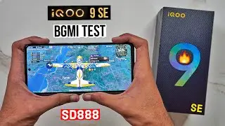 iQOO 9 SE Pubg Test, Heating and Battery Test (SD888) | Shocked 😱