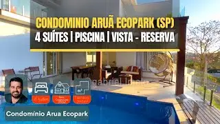 Casa à venda no Condomínio Aruã Ecopark | 4 suítes + piscina | Mogi das Cruzes (SP)