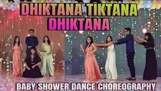 Dhiktana Dhiktana || baby shower dance ||cover|| धिकताना धिकताना धिकताना || Ashish Jhirwal || #fyp 
