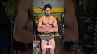 😱4 Days Carb Cut 😨 Peak Week | 2 Days to Go Mr.TamilNadu💥🏆 #bodybuilding #tamilfitness #fitness