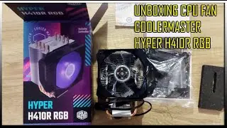 Unboxing Cpu Fan Cooler Master Hyper H410r rgb #coolermaster #pcgaming