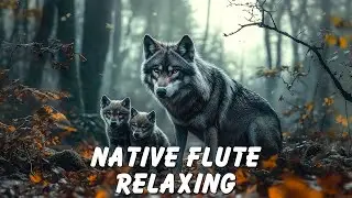 Spirit of the Wolf - Native American Flute Music for Fall Asleep Fast, Relaxaion & Stress Relief
