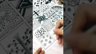 textile pattern design by hand #shorts #textile #textileart