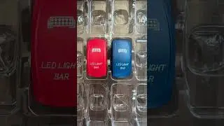Red or Blue? 🔴🔵 Custom Painted Rocker Switches are HERE!#RockerSwitch #LEDLightBar#MarineElectronic