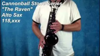 Cannonball Stone Series The Raven Alto Sax 118xxx