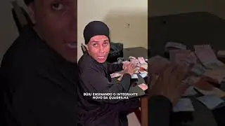 B&uacute;iu ensinando o integrante novo da quadrilha! Kk