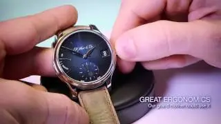 H. Moser & Cie's Smart Watch- The Endeavour Perpetual Calendar Funky Blue
