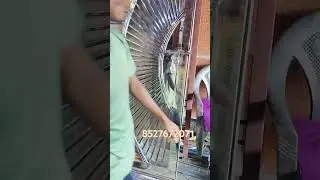 Ikram Steel work hamare yahan per ss Ms  ke finishing mein Door  taiyar kiye jaate Hain#viralvideo