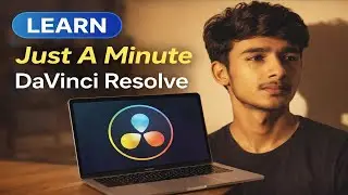 | Learn DaVinci Resolve in Just A Minute|#davinchiresolve #editordevideo#editingtutorial 