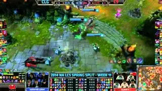 NA LCS Spring 2014 W11D1 Highlights