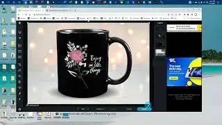 Pixlr Tutorial - PNG Glossy Black Mug Mockup
