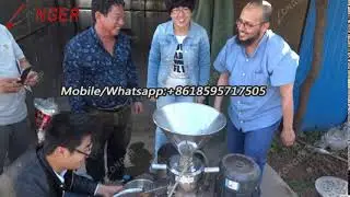 Stainless Steel Sesame Tahini Making Machine|Gingili Butter Grinder Colloid Mill