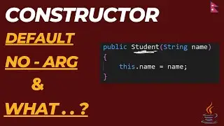 Constructors in Java - Fully Explained