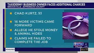 Brookville taxidermy business owner facing additional charges after more victims come forward