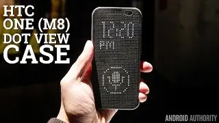 HTC One (M8) Dot View Case Hands On!