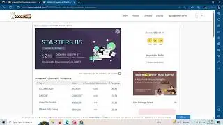 Inside The Stadium || Starter  84 Codechef solution in java || Telegram link in description