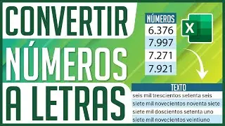 😱 &iexcl;MAGIA en Excel! 🤯 Transforma N&uacute;meros en Letras (F&aacute;cil y R&aacute;pido)