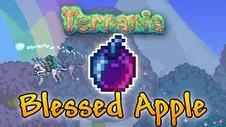 Blessed Apple - New Rideable Unicorn Mount! | Terraria 1.3 - New Mount
