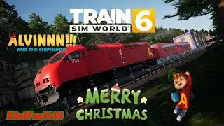 Alvin And The Holiday Express Christmas Train | Train Sim World 6 