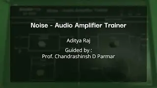 Noise Audio Amplifier Trainer | Scientech ST2205