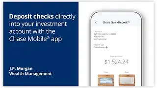 Deposit checks into your investment account