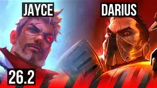 JAYCE vs DARIUS (TOP) | 47K damage | KR Master | 26.2