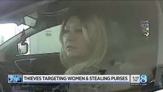 Thieves targeting women, stealing purses