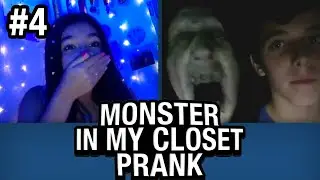 Monster In My Closet JUMPSCARE PRANK on Omegle #4!