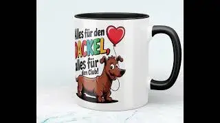 ✅ Alles f&uuml;r den Dackel &ndash; lustige Tasse f&uuml;r echte Hunde-Fans 🐶☕