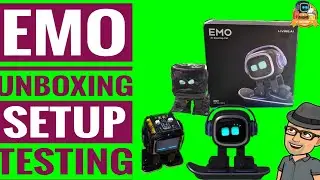 Emo Robot Living AI EMO Pet production Model EMO 1 Unboxing Setup Achievements