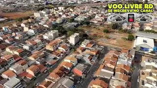 V&ocirc;o de Drone no centro do Riacho fundo 1 